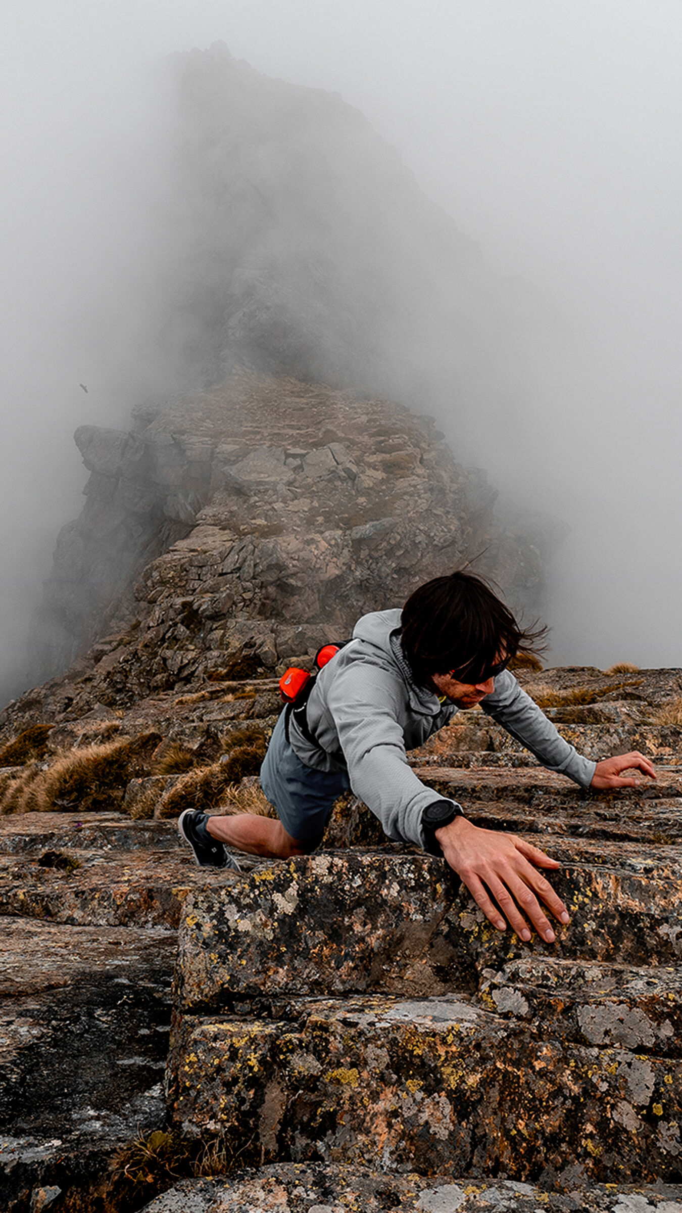 The italian alpinist Hervé Barmasse